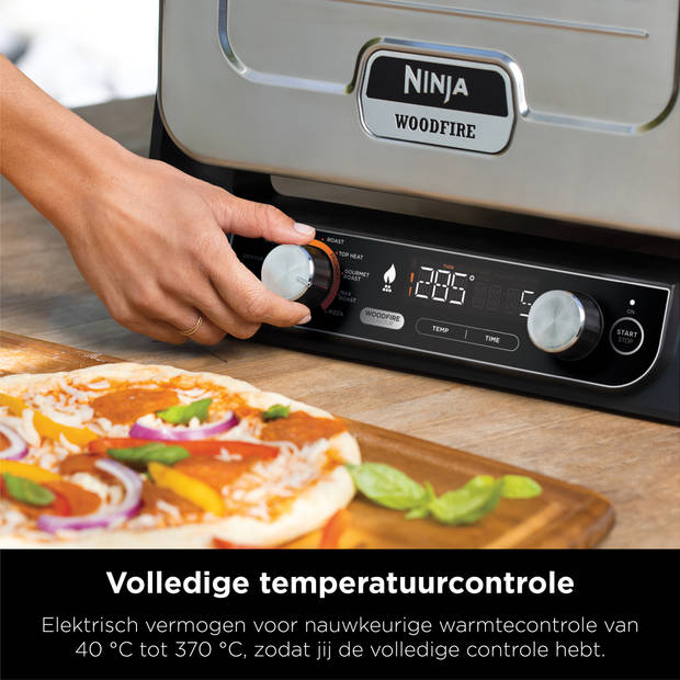Ninja Woodfire OO101EU - Elektrische Outdoor Ovens, Pizzaovens en Smoker