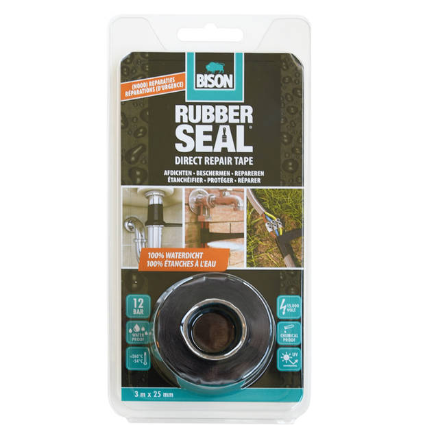 Bison - Rubber seal direct repair tape