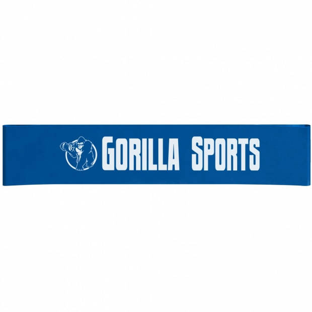 Gorilla Sports Fitnessband - Blauw - 0,8 mm - Weerstandsband