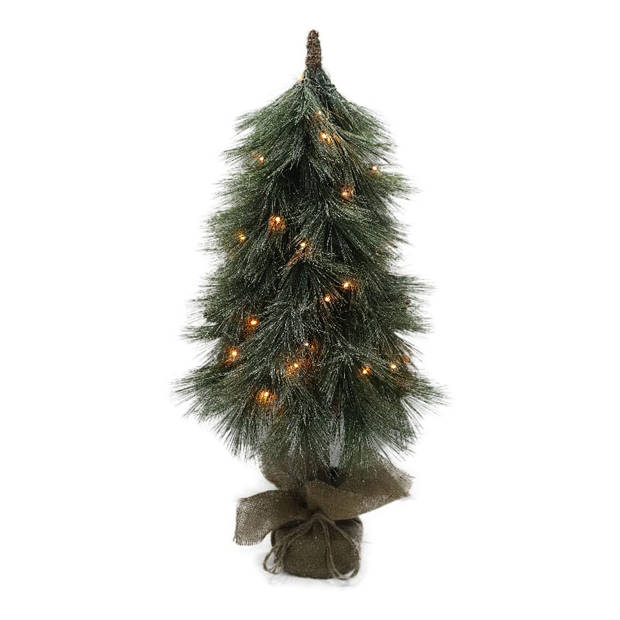 Wintervalley Trees - Kunstkerstboom Sven met LED verlichting - 90x40cm - Groen