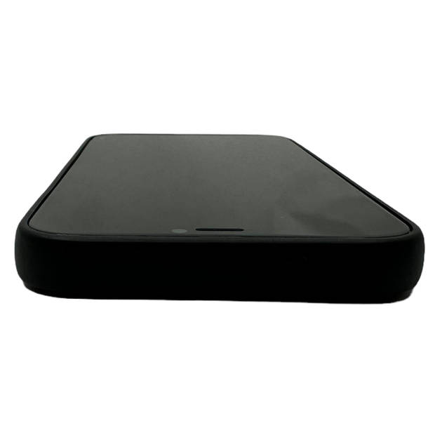 HEM Luxe Lederen Back Cover - Geschikt voor iPhone 14 Pro - Zwart - Telefoonhoesje / Achterkant voor 3 pasjes