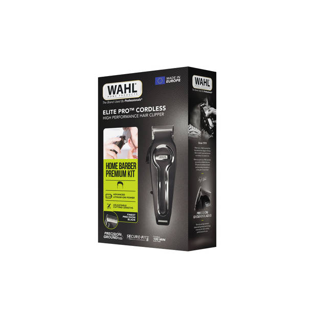 Wahl Elite Pro 20606 0460 tondeuse - 10 snijhoogtes - draadloos