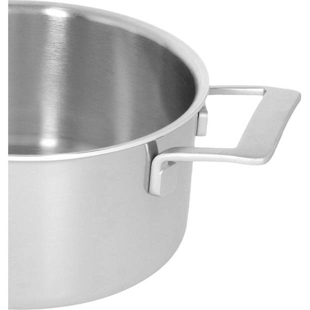 Demeyere Industry 5 lage kookpot - met deksel - 24 cm - 3.7 L