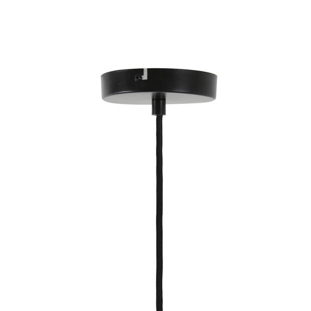 Light&living Hanglamp Ø20x21,5 cm RAKEL antiek brons+smoke