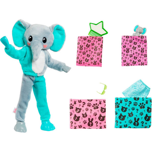 Mattel Cutie Reveal Olifant