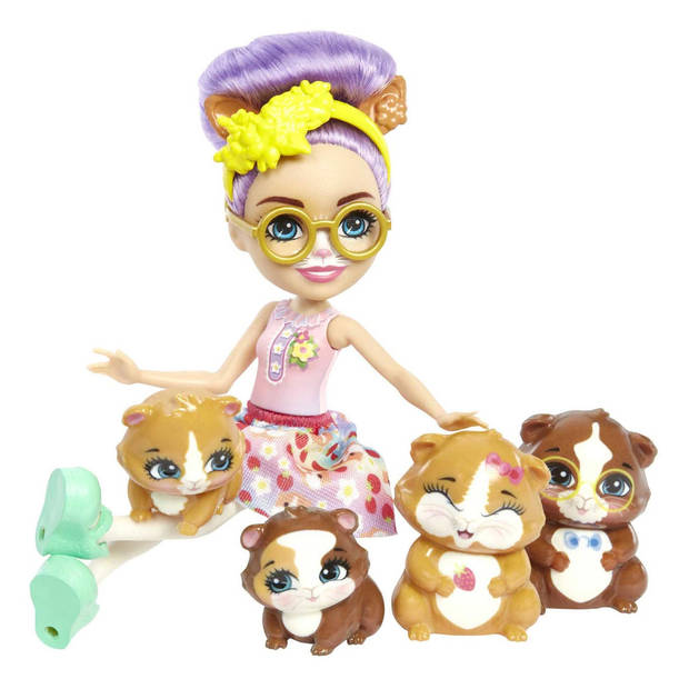 Mattel Enchantimals City Tails Pop Glee Cavia en Caviavriendjes