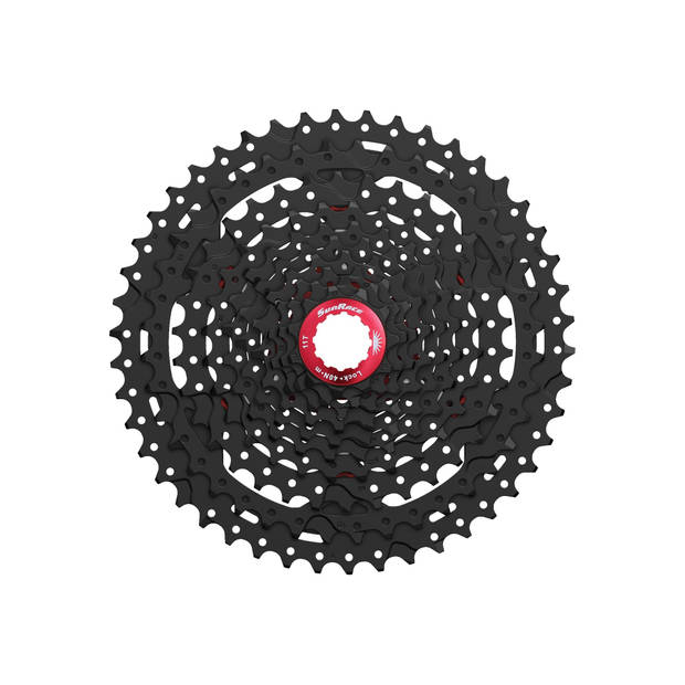 Sunrace Cassette mtb csmx3 11-42 10 speed zwart