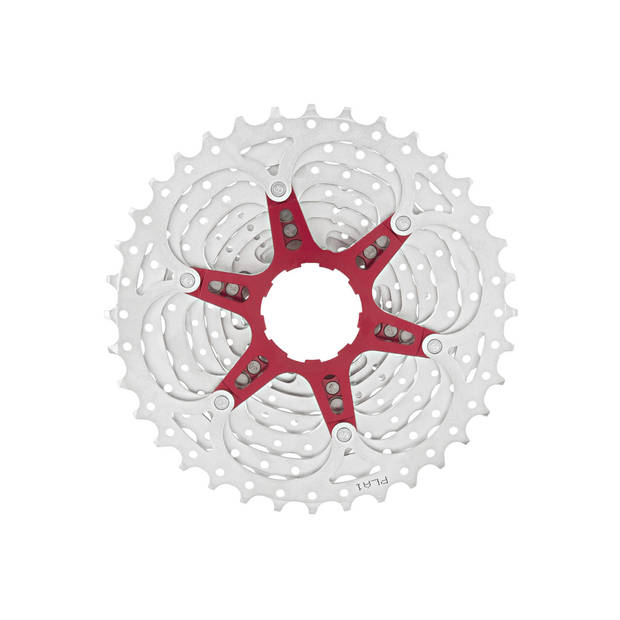 Sunrace 10 speed cassette 11-36t. zilver csmx0