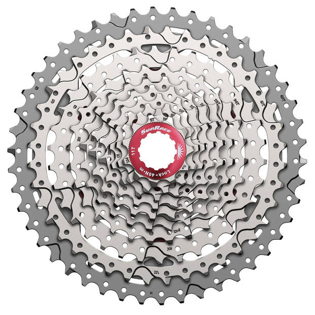 Sunrace Cassette 10V 11-46 CSMS3 metallic silver