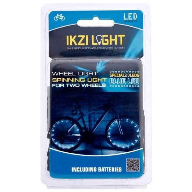 IKZI Wielverlichting voor 2 wielen rode leds