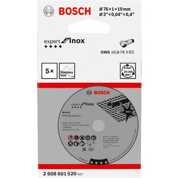 Bosch Prof doorslijpschijf Expert Inox (5)