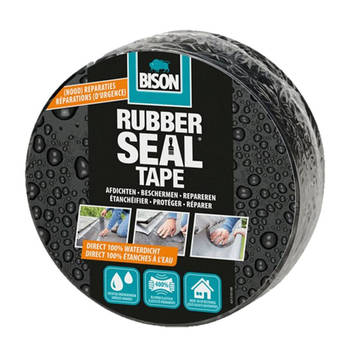 1x Bison Rubber Seal Tape 7,5 cm x 5 meter - Tape (klussen)