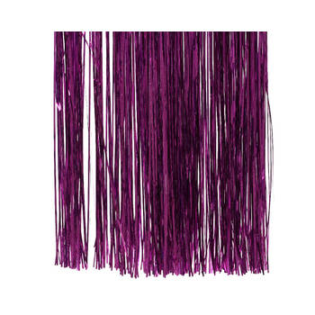 Decoris - Lametta pvc l0.1b50h40 cm violet kerst