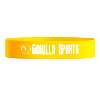 Gorilla Sports Fitnessband - Geel - 0,6 mm - Weerstandsband - 20 LB - 9 kg