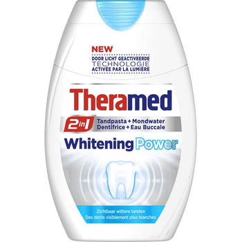 Theramed 2in1 Whitening Power Tandpasta + Mondwater