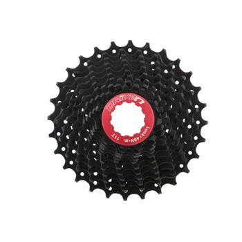 Sunrace Cassette Csrx1 11S 11-28T staal zwart/rood