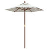 The Living Store Parasol - Classic - Tuinmeubelen - 196 x 231 cm - Zand