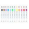 Topwrite Twinmarker - Stiften - Markers en Fineliners - Set van 12 Kleuren
