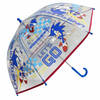 Sonic jongens paraplu transparant 45 cm