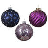 Decoris - Kerstbal glas d10 cm ass V kerst