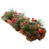 Decoris - theelicht dennenappel l8b47h16c groen kerst