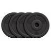 Gorilla Sports Halterschijven Set - Bundel - 4 x 2,5 kg - Kunststof - 30 mm