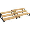 ACAZA Set van 2 Kruidenrekken met 3 Planken - Bamboe, Uitschuifbaar, Stapelbaar