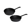 Gietijzeren skillet pan combi set Smokin' Flavours