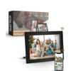 Homezie Digitale fotolijst - Frameo app - 1280*800 scherm - 10 inch Touchscreen scherm - Digitale fotolijst met wifi