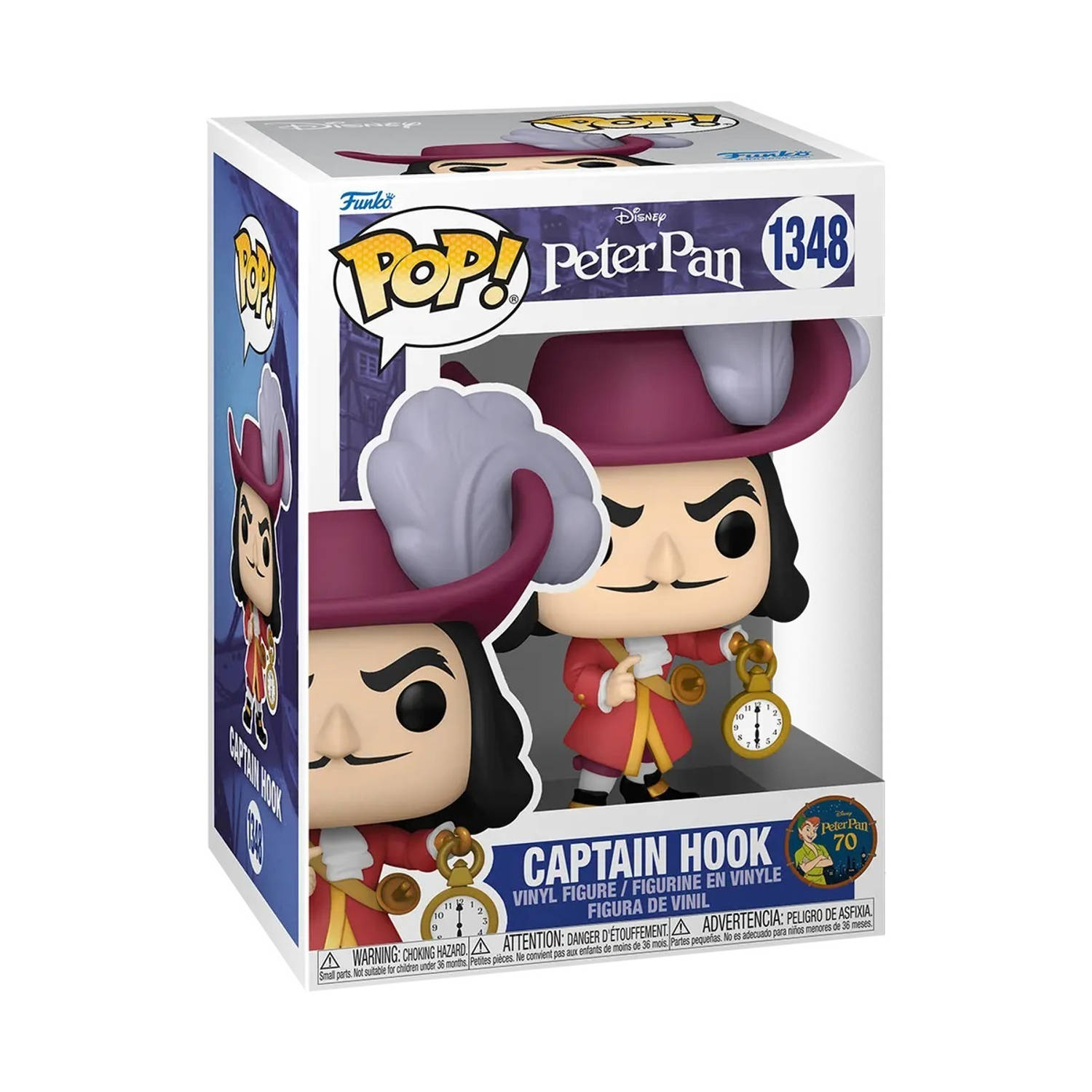 Pop Disney: Peter Pan - Captain Hook - Funko Pop #1348