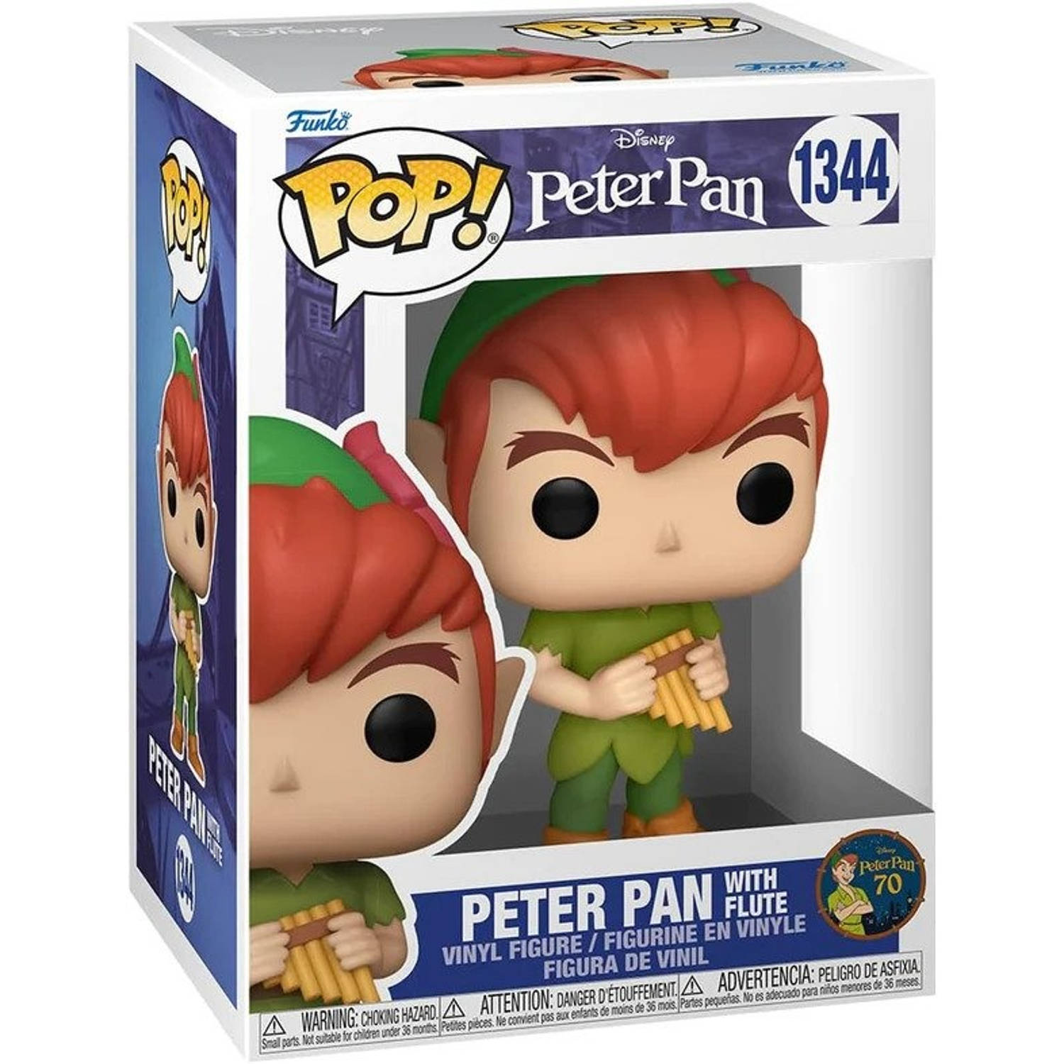 Pop Disney: Peter Pan (with Flute) - Funko Pop #1344