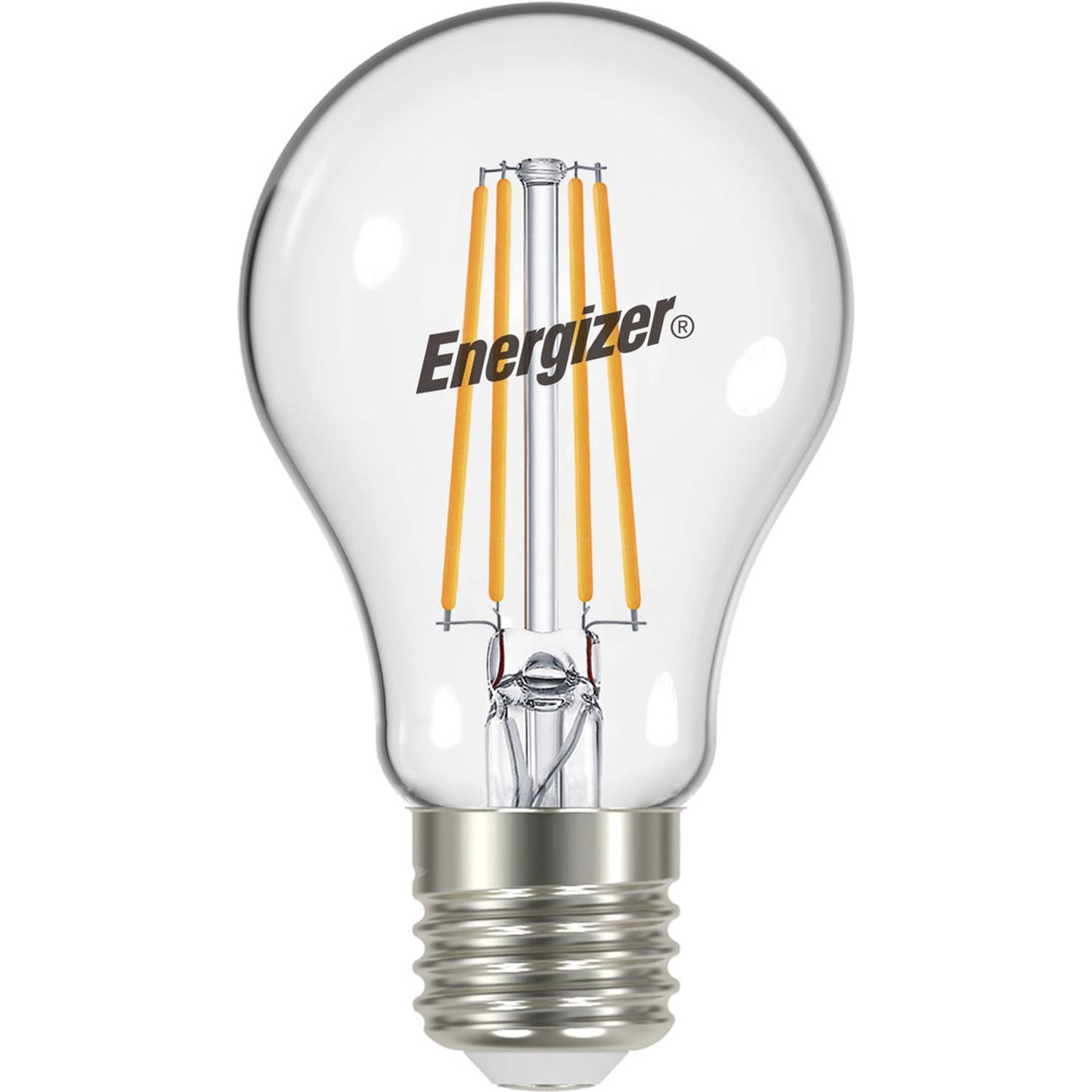 Energizer energiezuinige Led filament lamp E27 7 Watt warmwit licht niet dimbaar 5 stuks