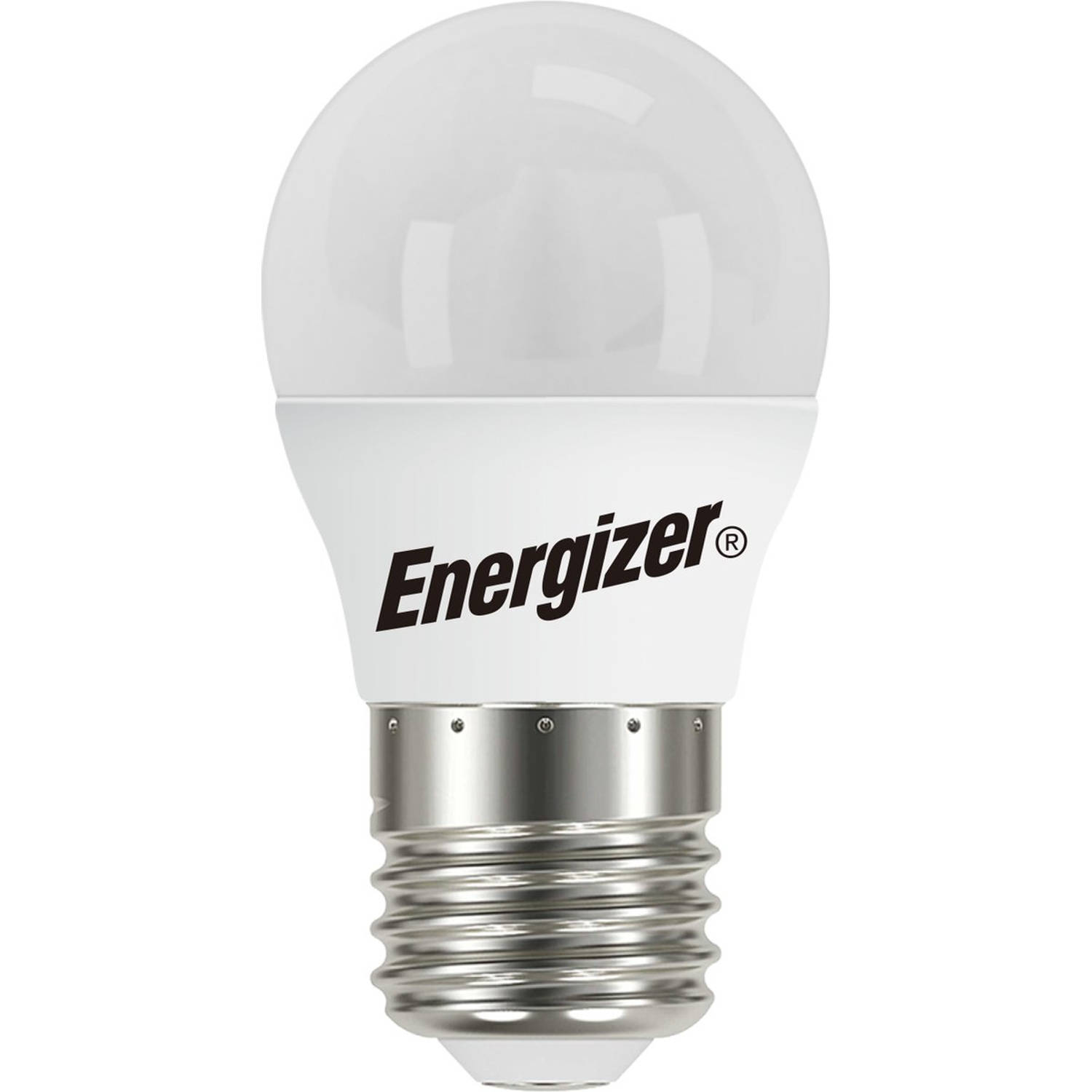 Energizer energiezuinige Led kogellamp -E27 - 4,9 Watt - warmwit licht - niet dimbaar - 1 stuk