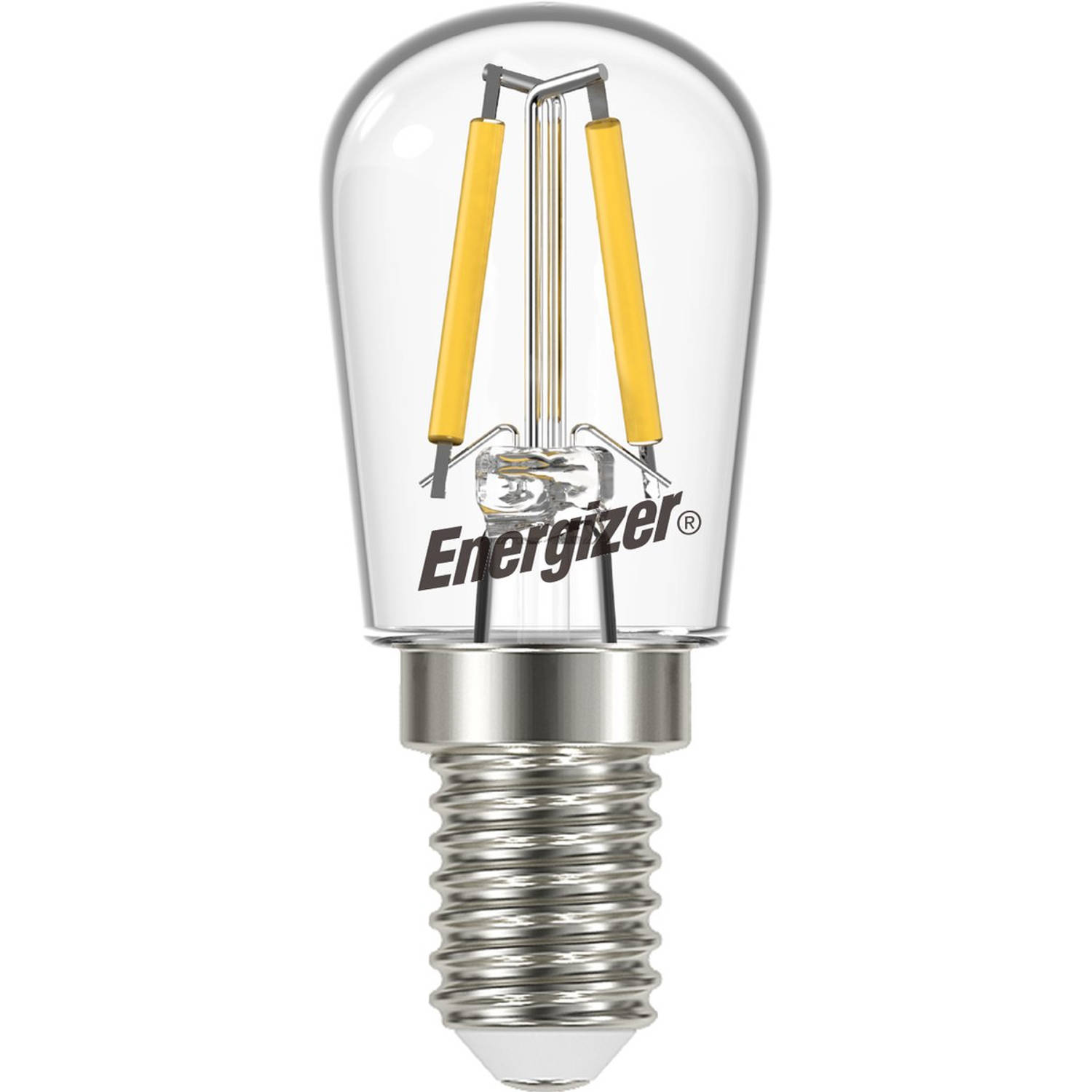 Energizer energiezuinige Led filament lamp PYGMY E14 2 Watt warmwit licht niet dimbaar 1 stuks