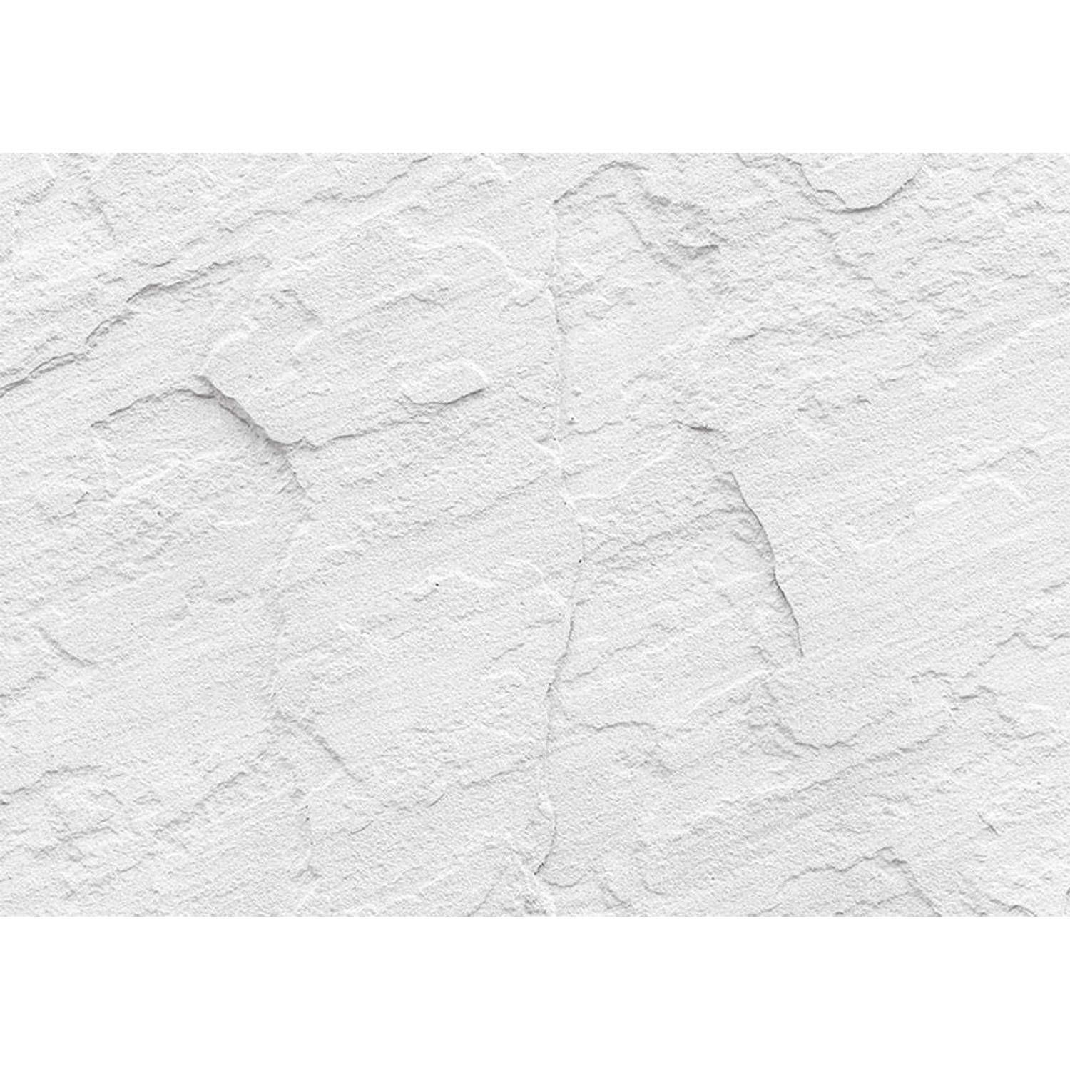 Inductiebeschermer - Gestucte Witte Muur - 83x51,5 cm