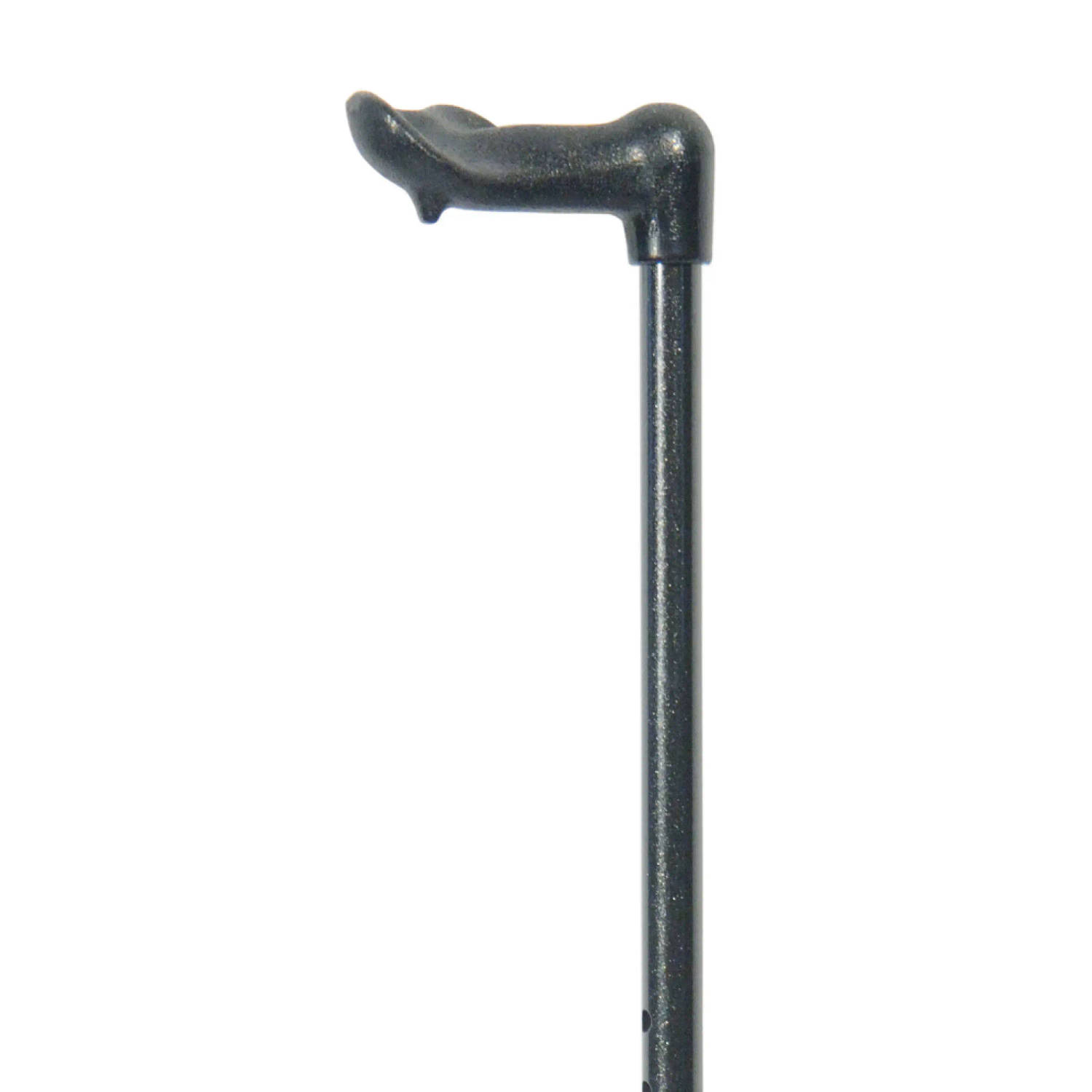 Classic Canes - Verstelbare wandelstok - Ergonomisch handvat - Links - Wandelstokken - Voor heren en dames - Roestvrijstaal - Zwart - Lengte 82 - 105 cm - Wandelstok verstelbaar