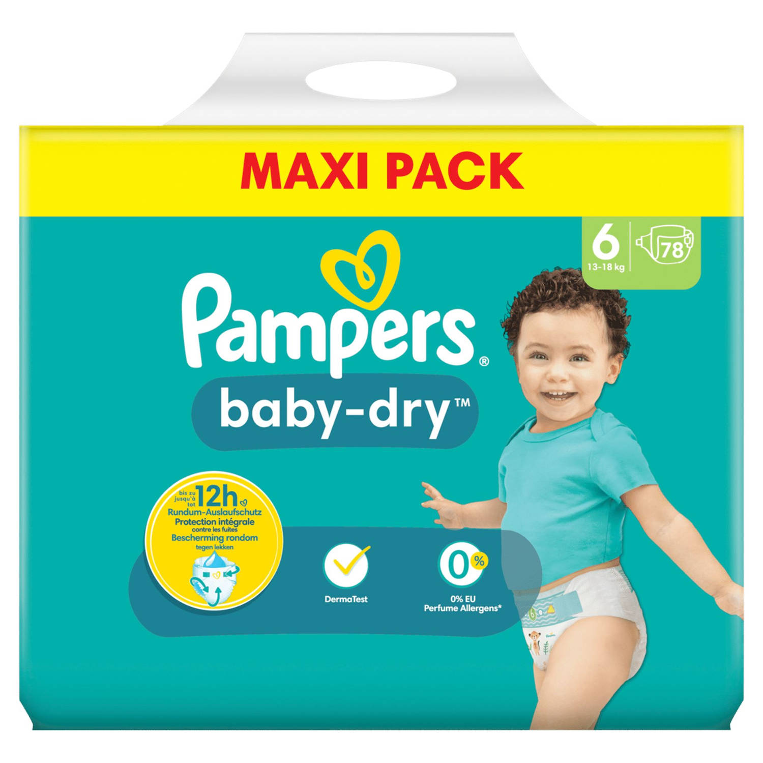 Pampers Baby-Dry luiers - Maat 6 (13-18kg) - 78 luiers