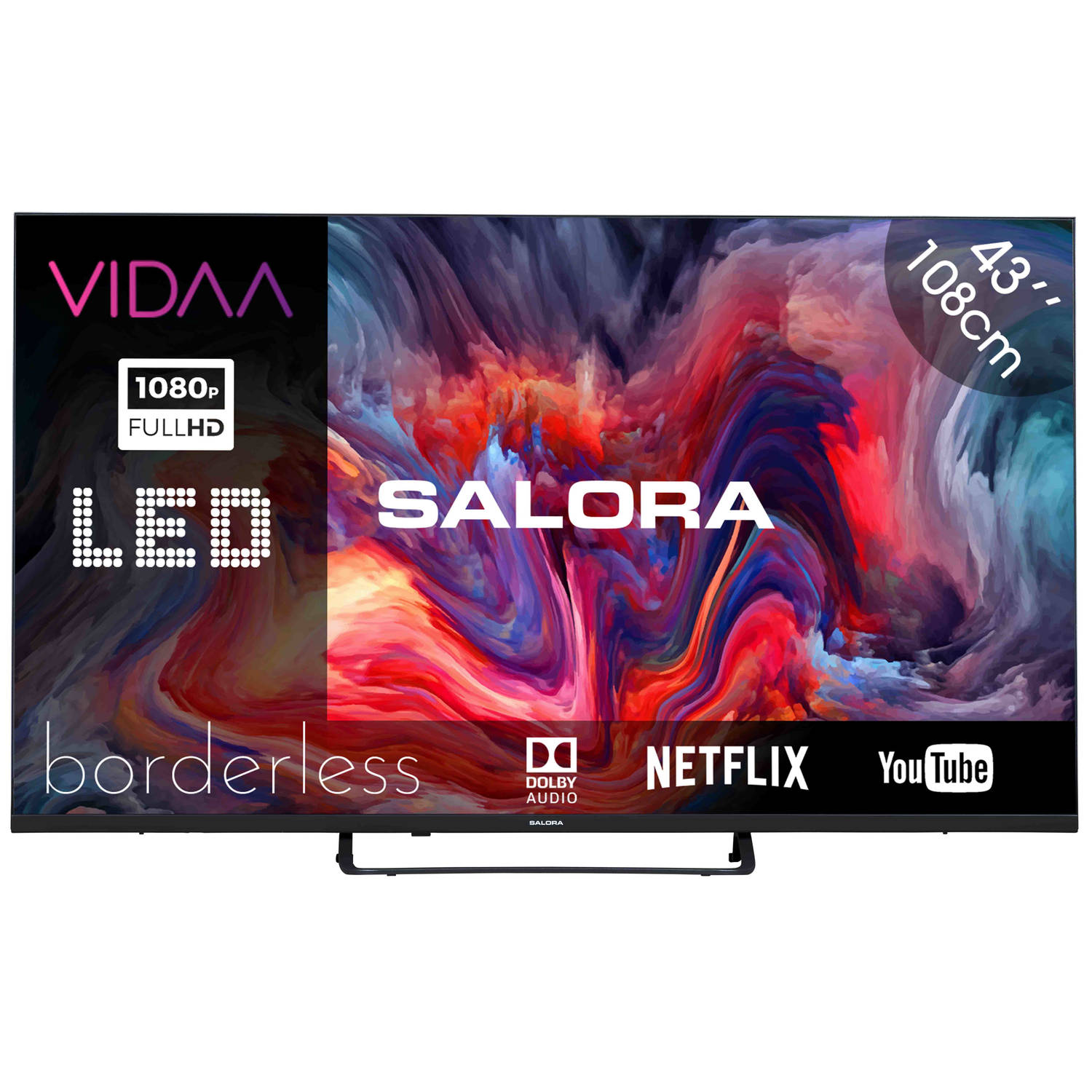 Salora FOD43FV - 43 Inch - Smart TV - Full HD - 2023 - VIDAA - Smart 43 inch tv