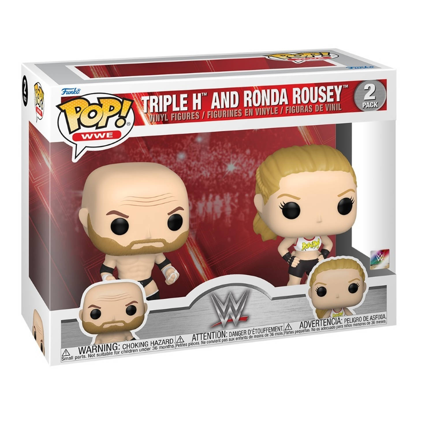 Pop WWE: Triple H & Ronda Rousey Funko Pop #2