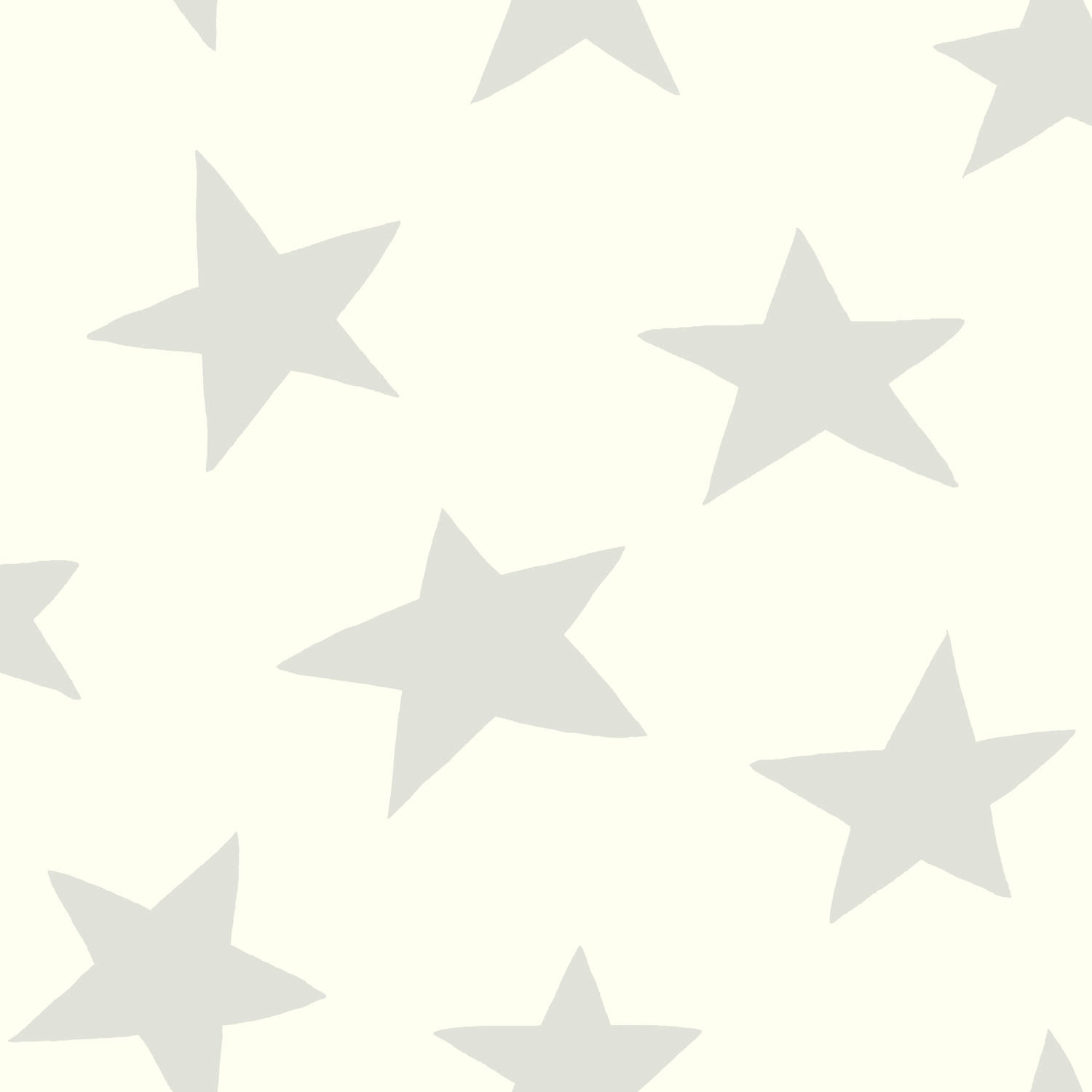 RoomMates zelfklevend behang sterren 52 x 500 cm wit/grijs