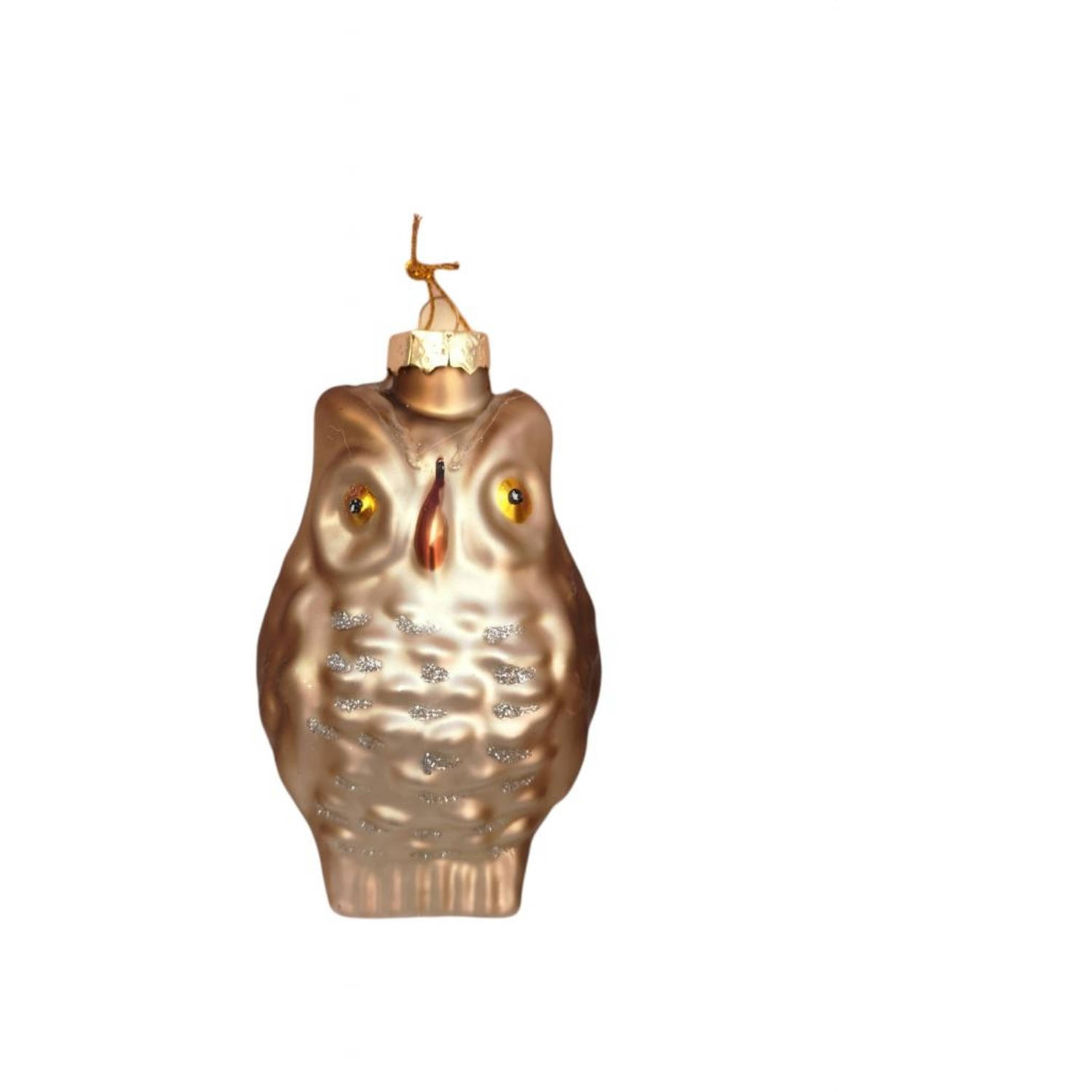 Hortus - Glass owl 6.5x6x10cm