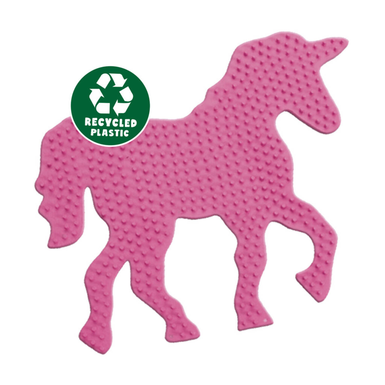 SES Green Beedz - Legbord unicorn - strijkkralen grondplaat - eenhoorn - gemaakt van gerecycled kunststof