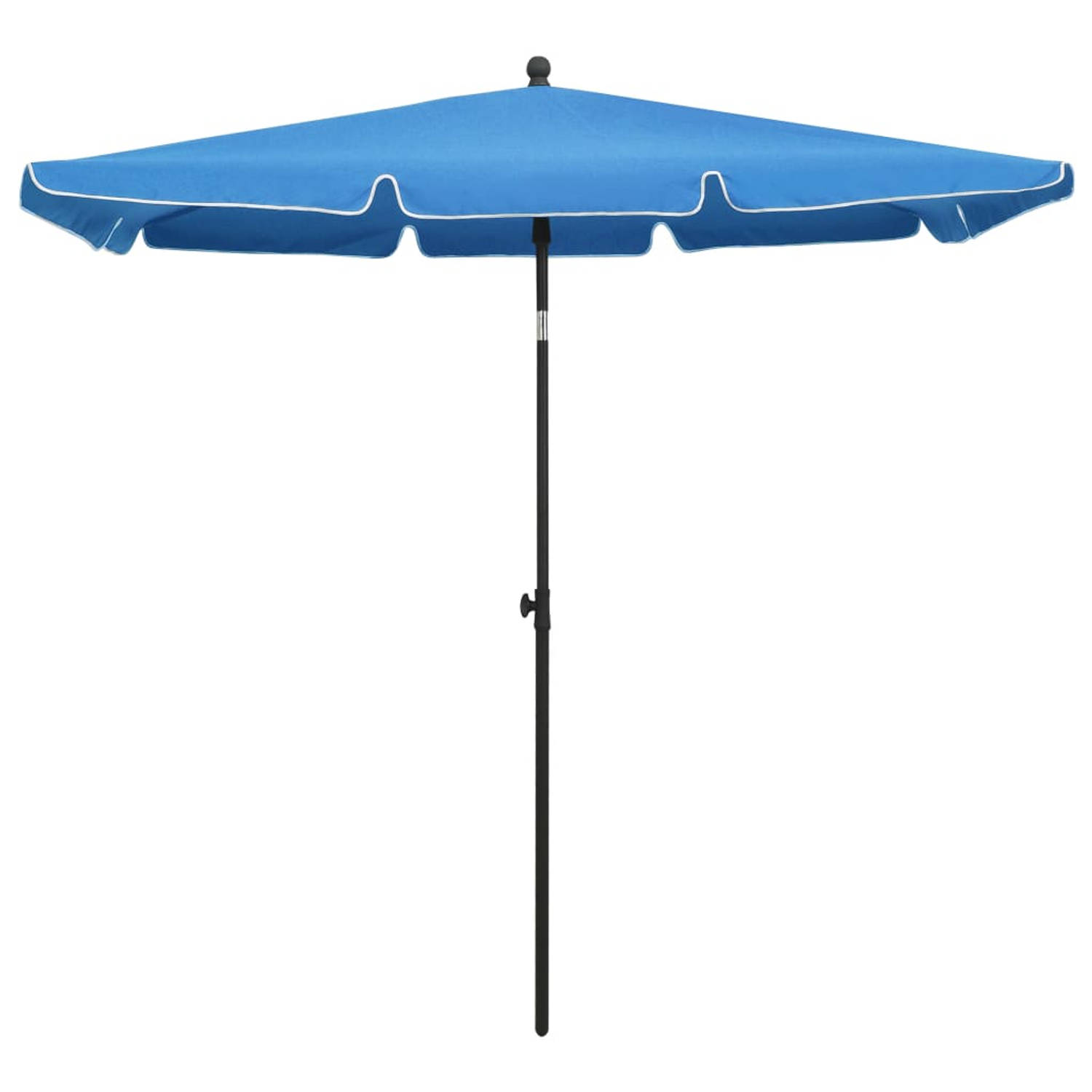 The Living Store Parasol - Exclusive - Tuinparasol - 210 x 140 x 238 cm - Azuurblauw