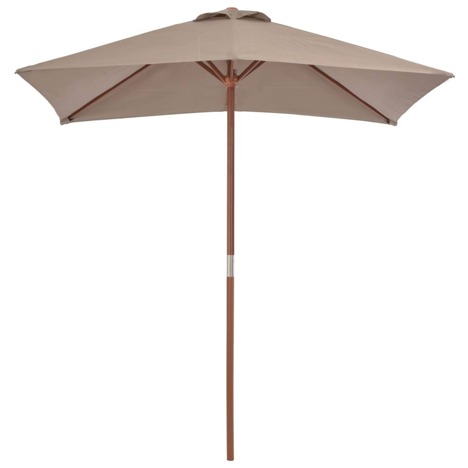 The Living Store Parasol Tuin - 150x200x235 cm - Taupe