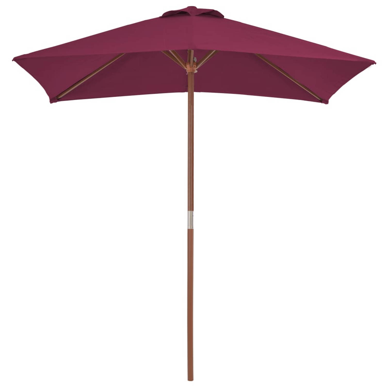 The Living Store Parasol Bordeuxrood Tuin - 150x200x235 cm - UV-beschermend polyester