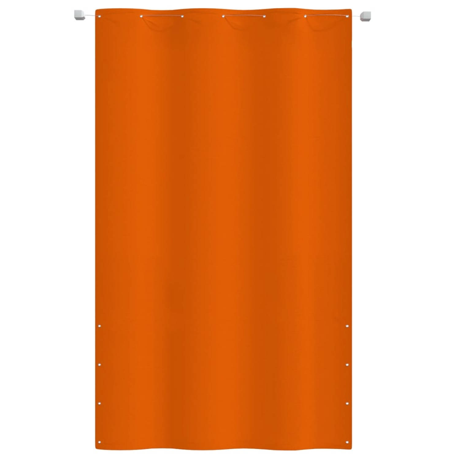 The Living Store Balkonscherm - Oxford stof - 140 x 240 cm - Waterbestendig - Oranje