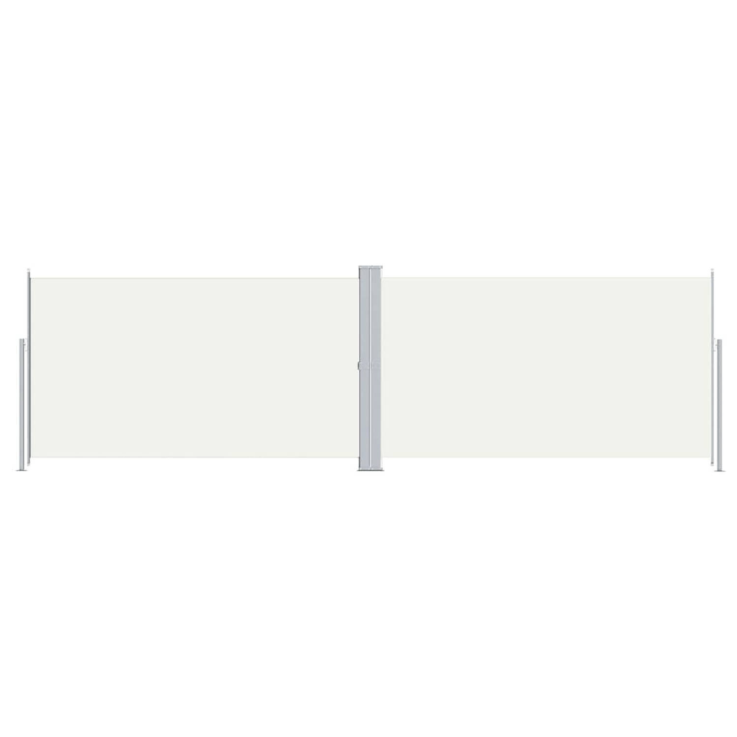 The Living Store Zijluifel - Grote - Uittrekbaar - 180 x (0-600) cm - Crème