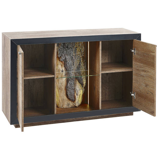 Beliani MARANA - Sideboard-Lichte houtkleur-MDF