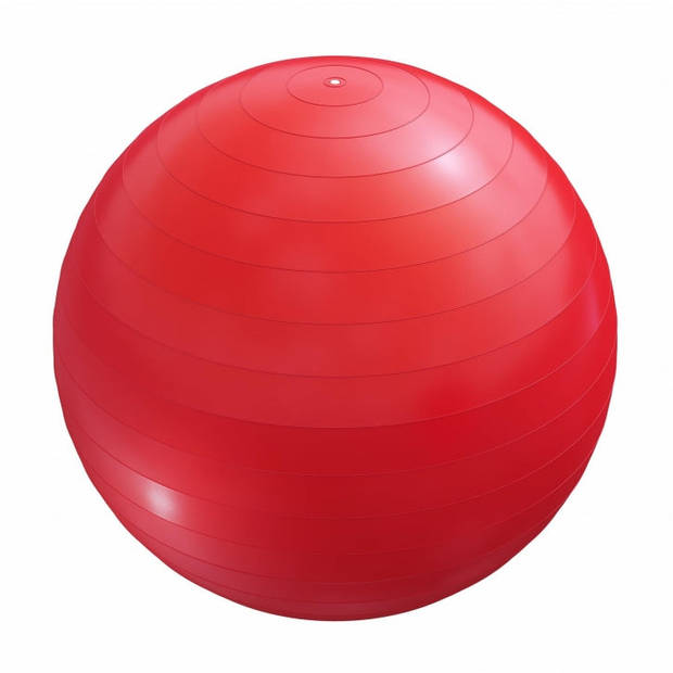 Fitnessbal Ø 55 cm - incl. Pomp - Gym bal - Yoga - Belastbaar tot 500 kg - Rood