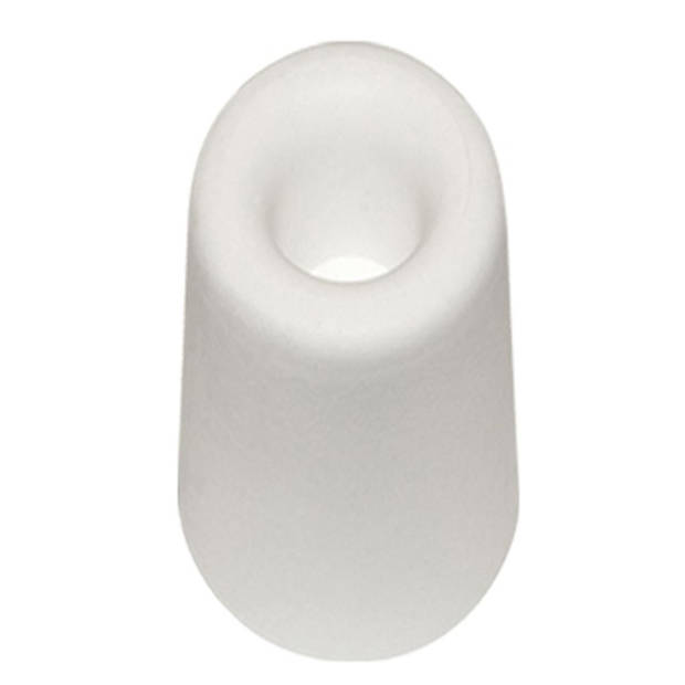 QlinQ Deurbuffer - 2x - deurstopper - wit - rubber - 75 x 40 mm - Deurstoppers